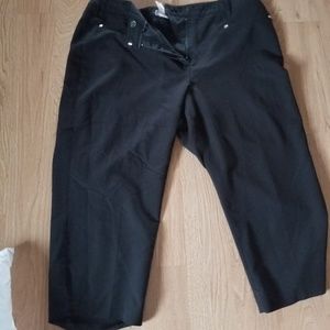 Womens capri loose leg pants